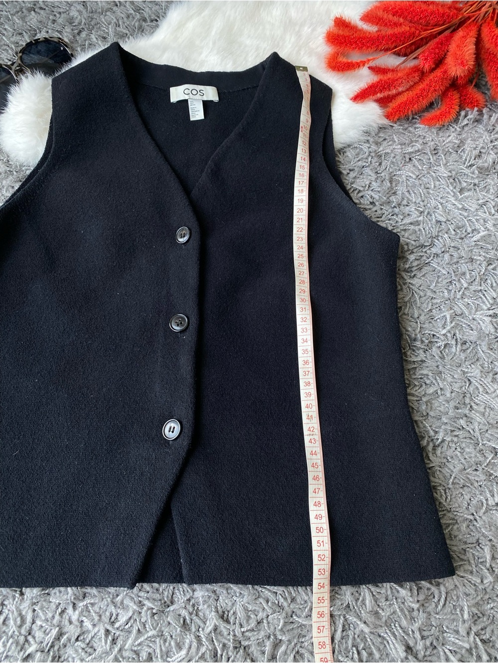 COS Knitted Waistcoat - Picture 6 of 7